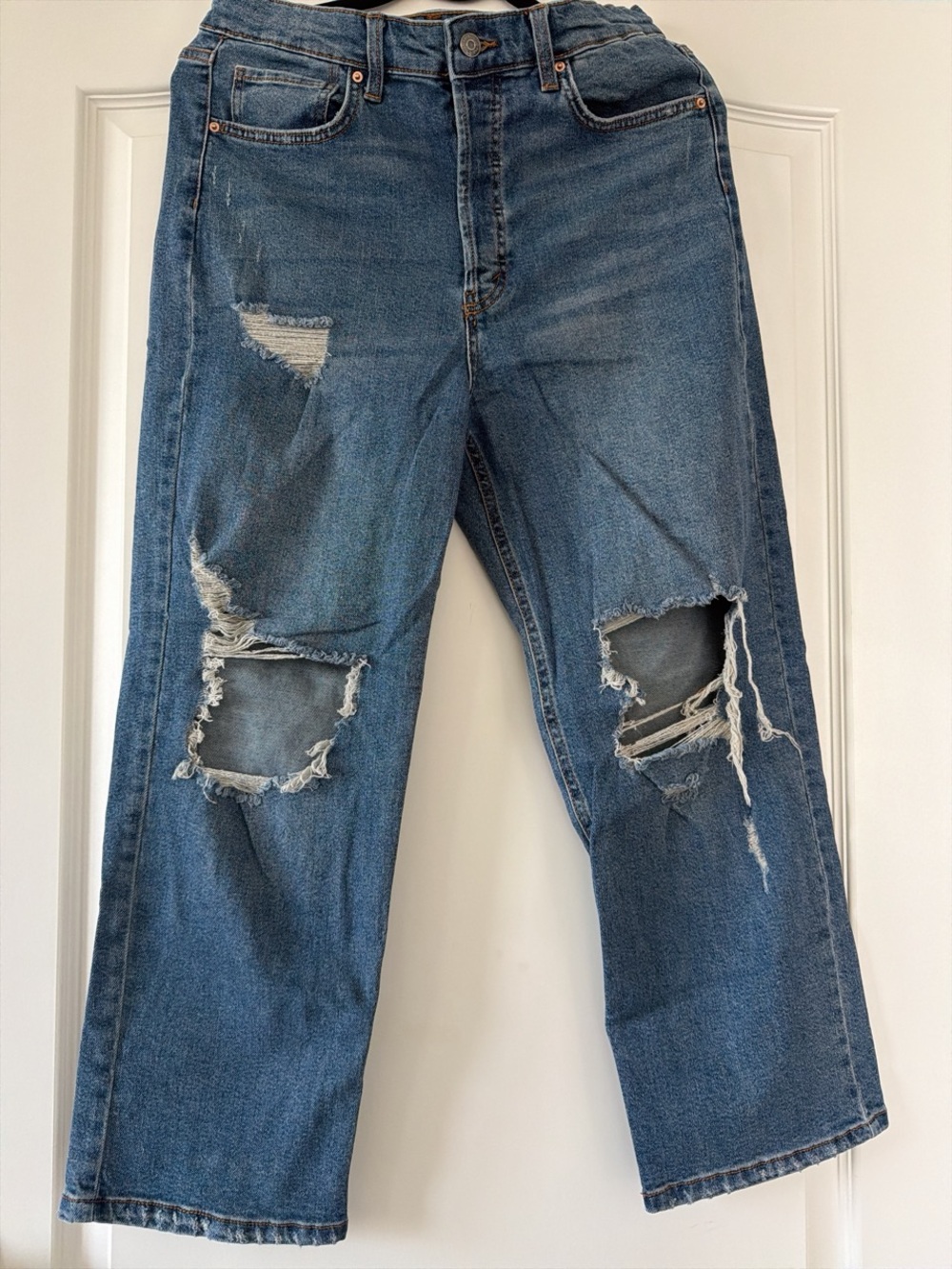 wild fable Black-Accented Medium Blue Denim Jeans